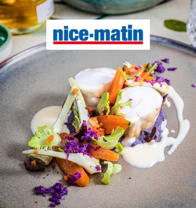 La Lotte rôtie au thym de la Pérouse à Nice